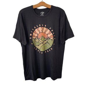 League 91 Amicalola Falls State Park Short Sleeve Tshirt Large Black Basic NEW